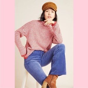 Anthropologie Linnea Mock Neck Sweater Size M